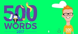 500 words logo